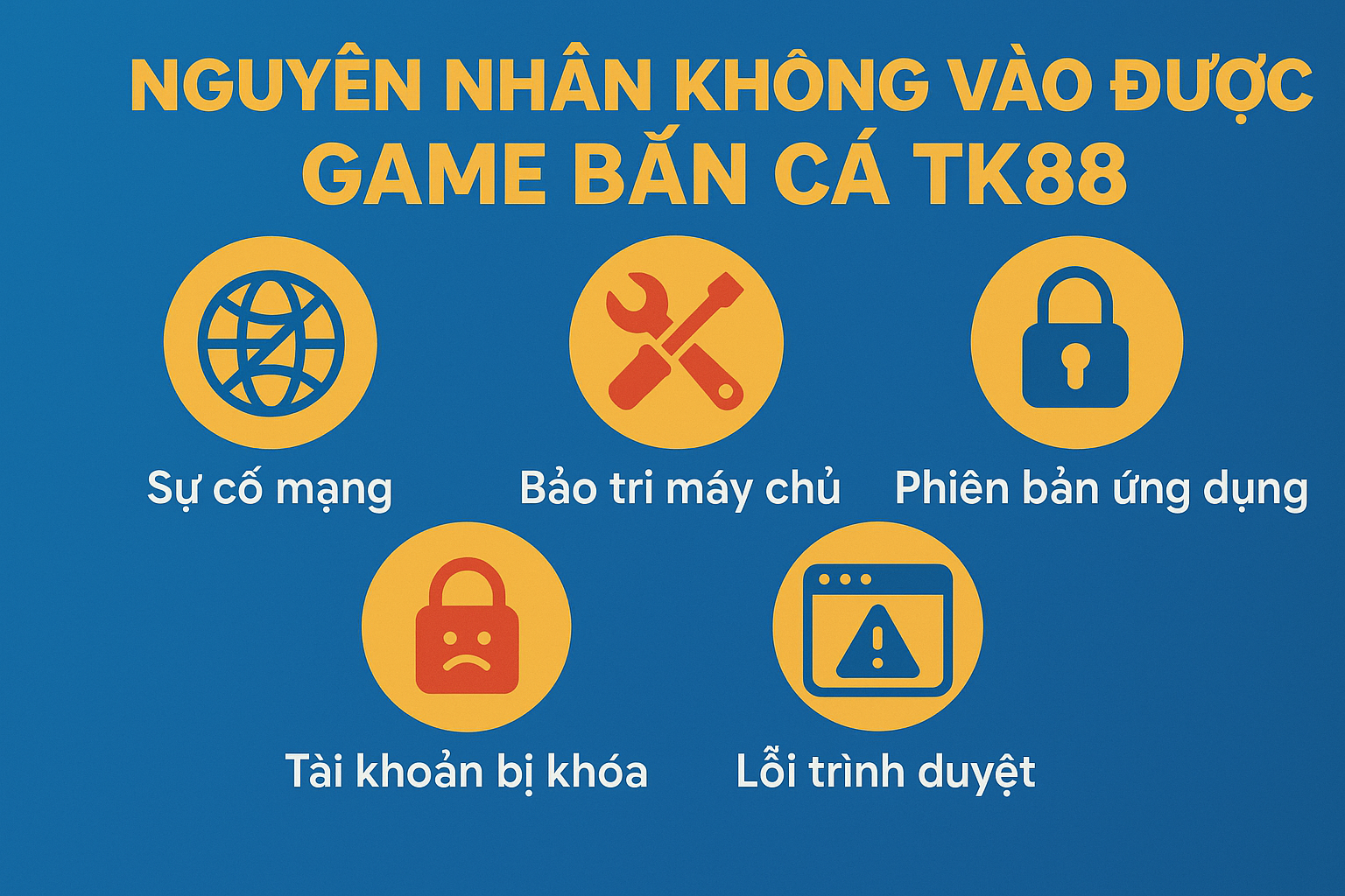 Nguyên nhân không vào được game bắn cá TK88 Một người chơi tỏ ra bối rối khi màn hình điện thoại hiển thị lỗi không vào được game bắn cá TK88