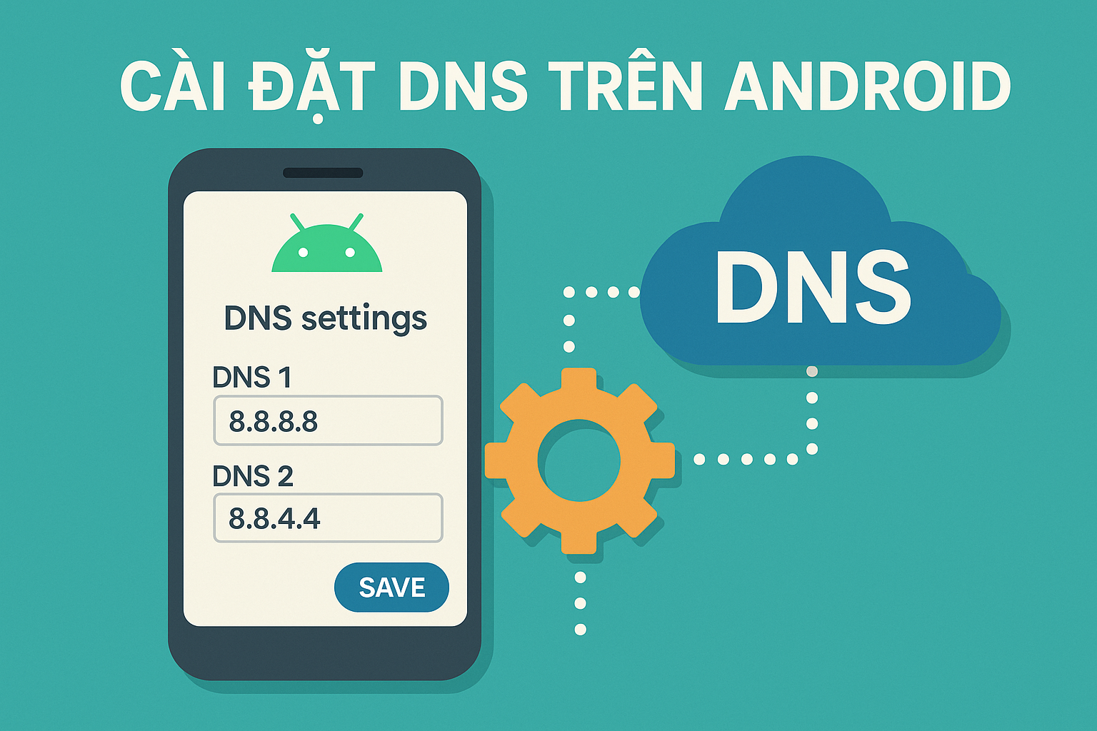 Cài đặt DNS trên Android Thay đổi DNS trên điện thoại Android để vào 789BET