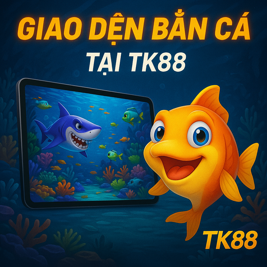 Giao diện game bắn cá tại nhà cái TK88