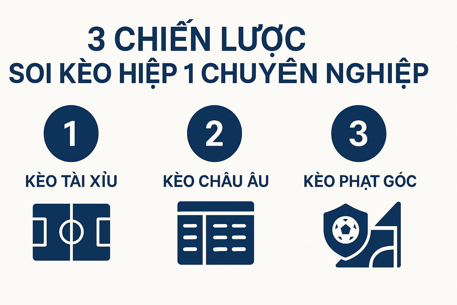 Infographic tóm tắt các mẹo đánh kèo hiệp 1 hiệu quả.