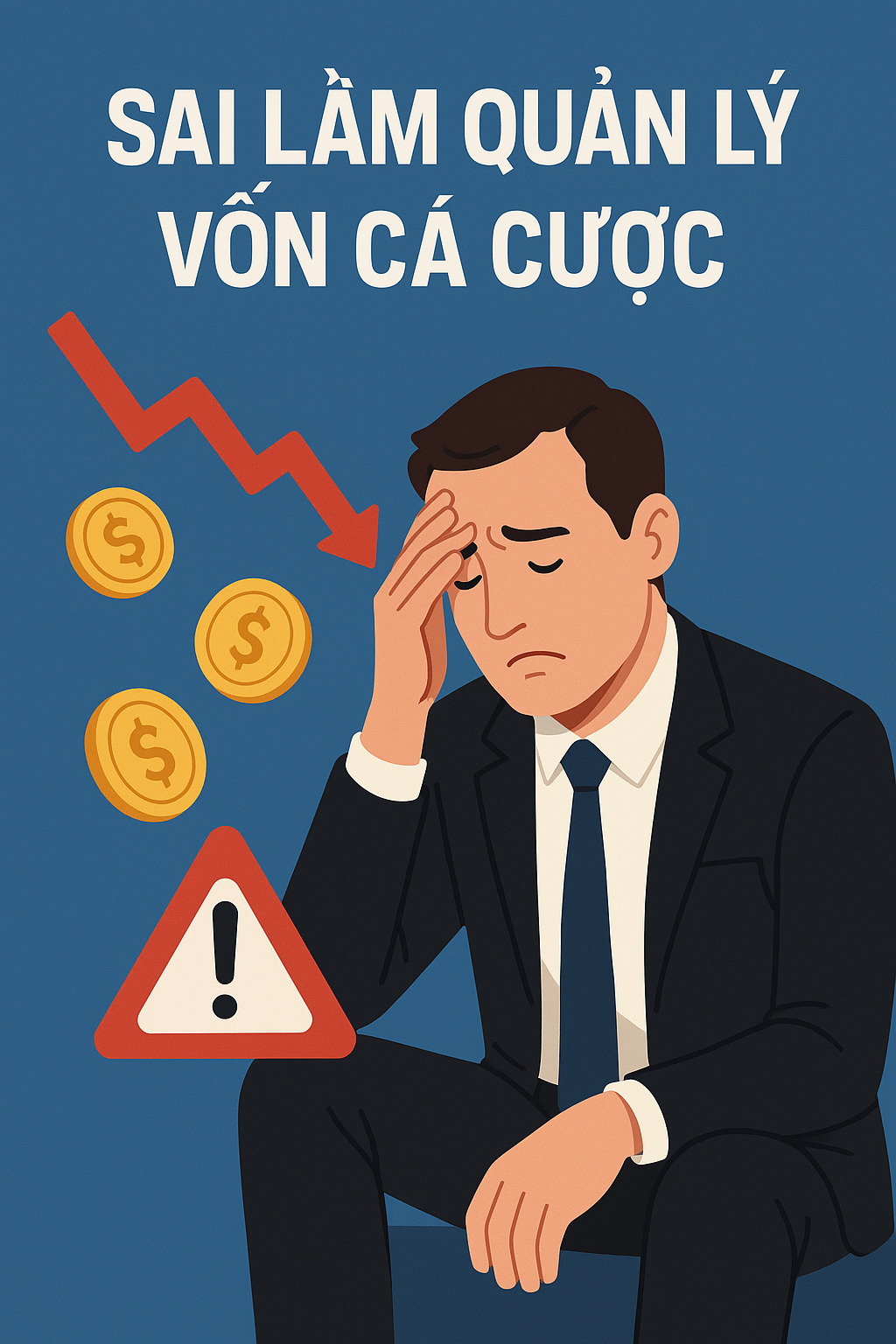 Sai lầm quản lý vốn cá cược Vòng luẩn quẩn thua lỗ khi không biết cách quản lý vốn cá cược bóng đá