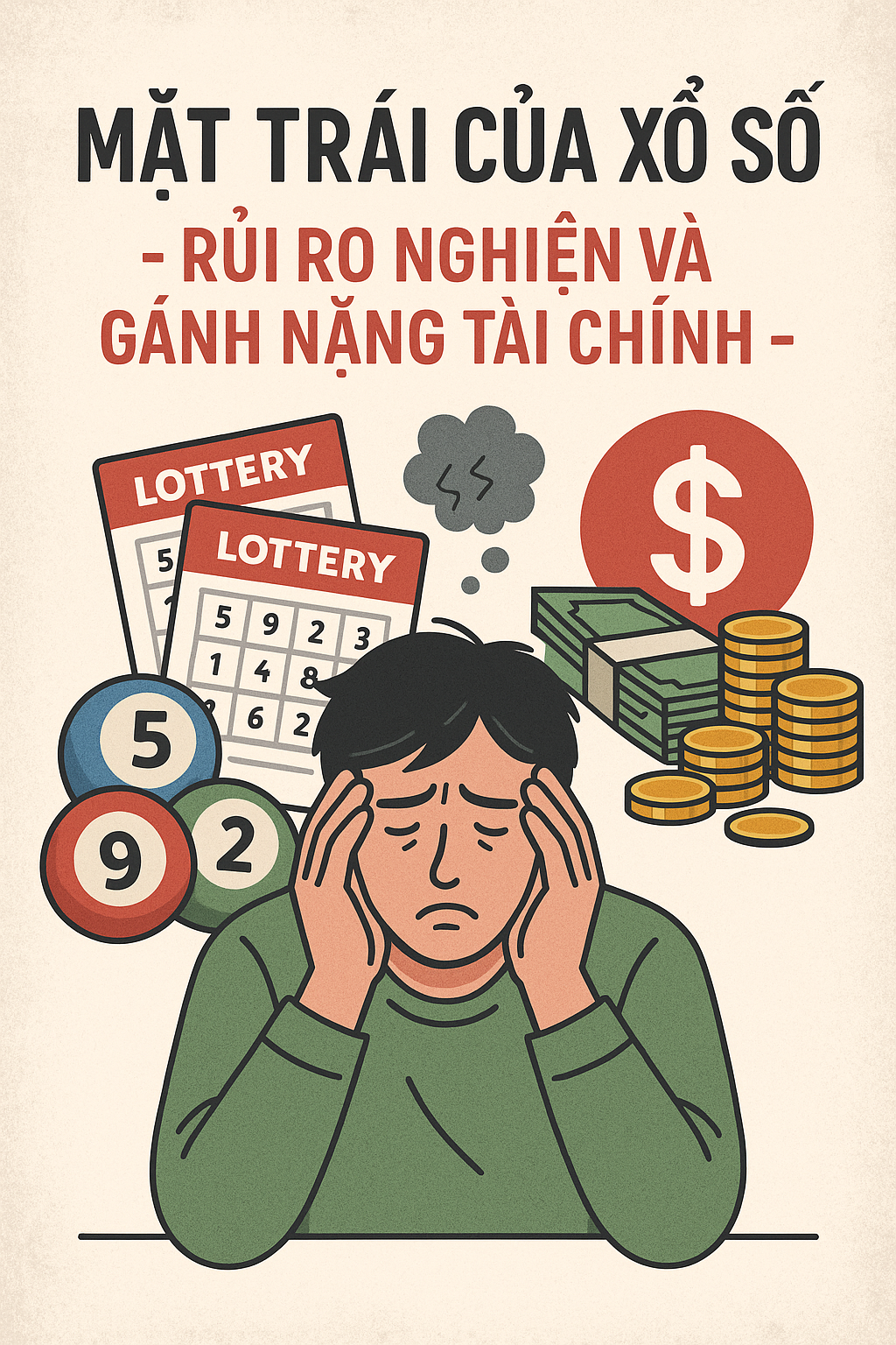 Mặt trái của xổ số - Rủi ro nghiện và gánh nặng tài chính