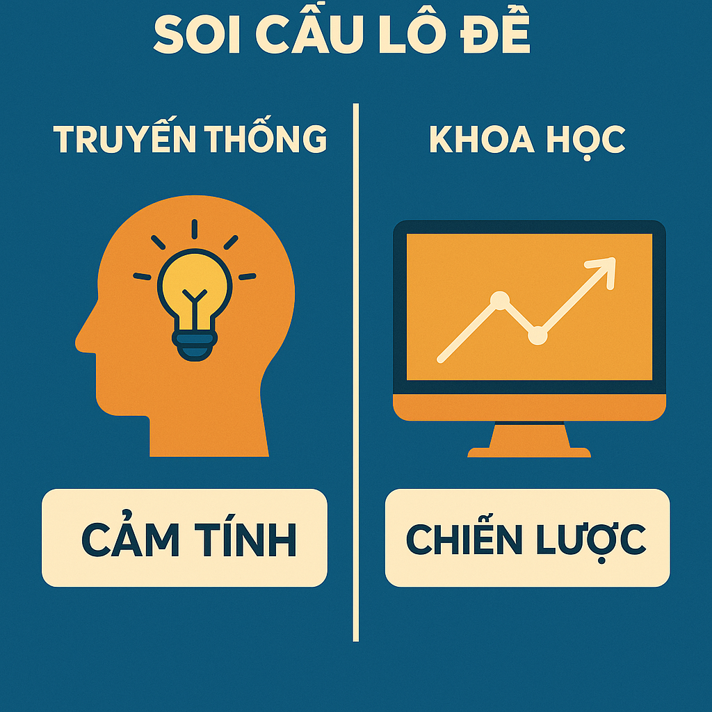 So sánh trực quan giữa các phương pháp soi cầu lô đề.