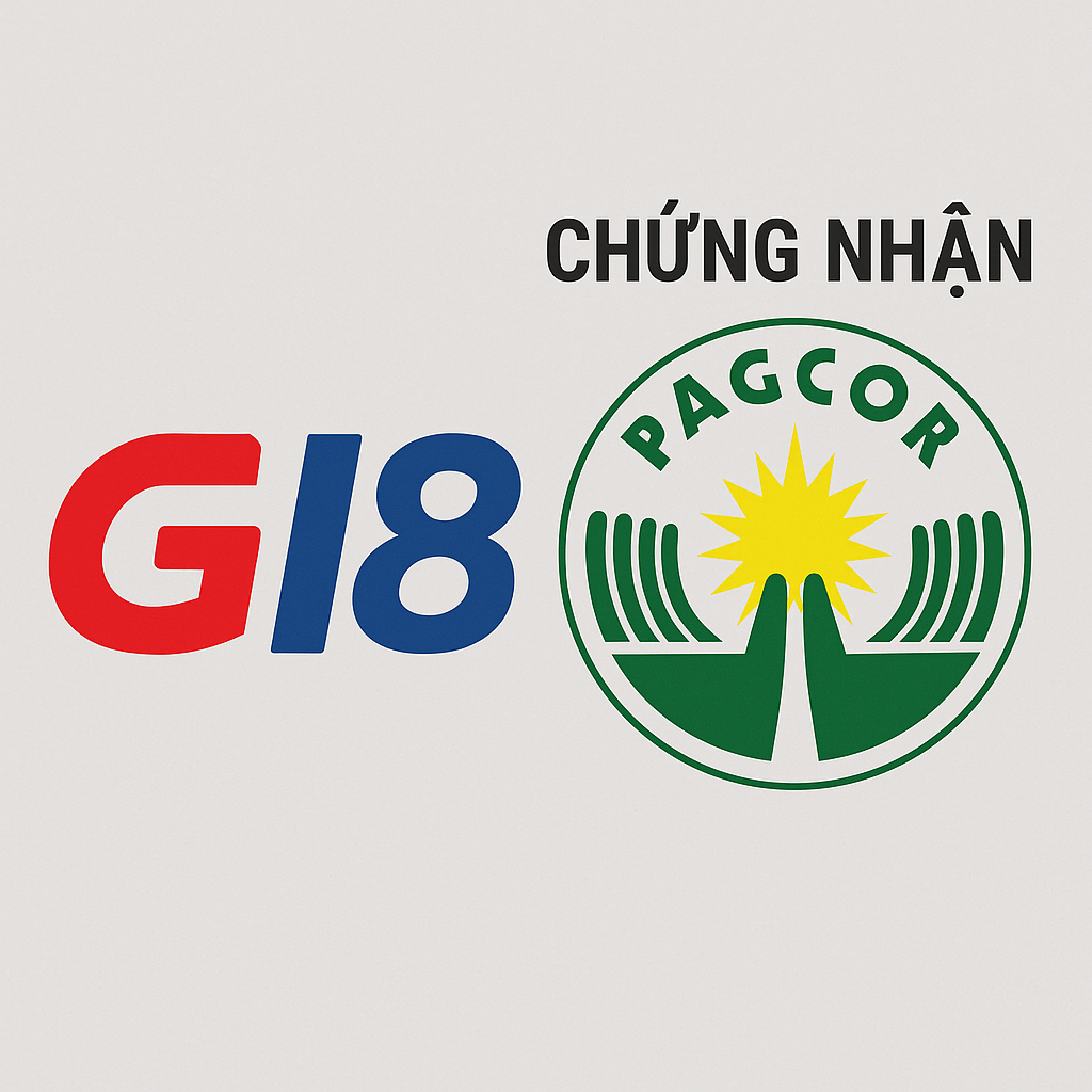 Logo nhà cái Gi8 và chứng nhận PAGCOR