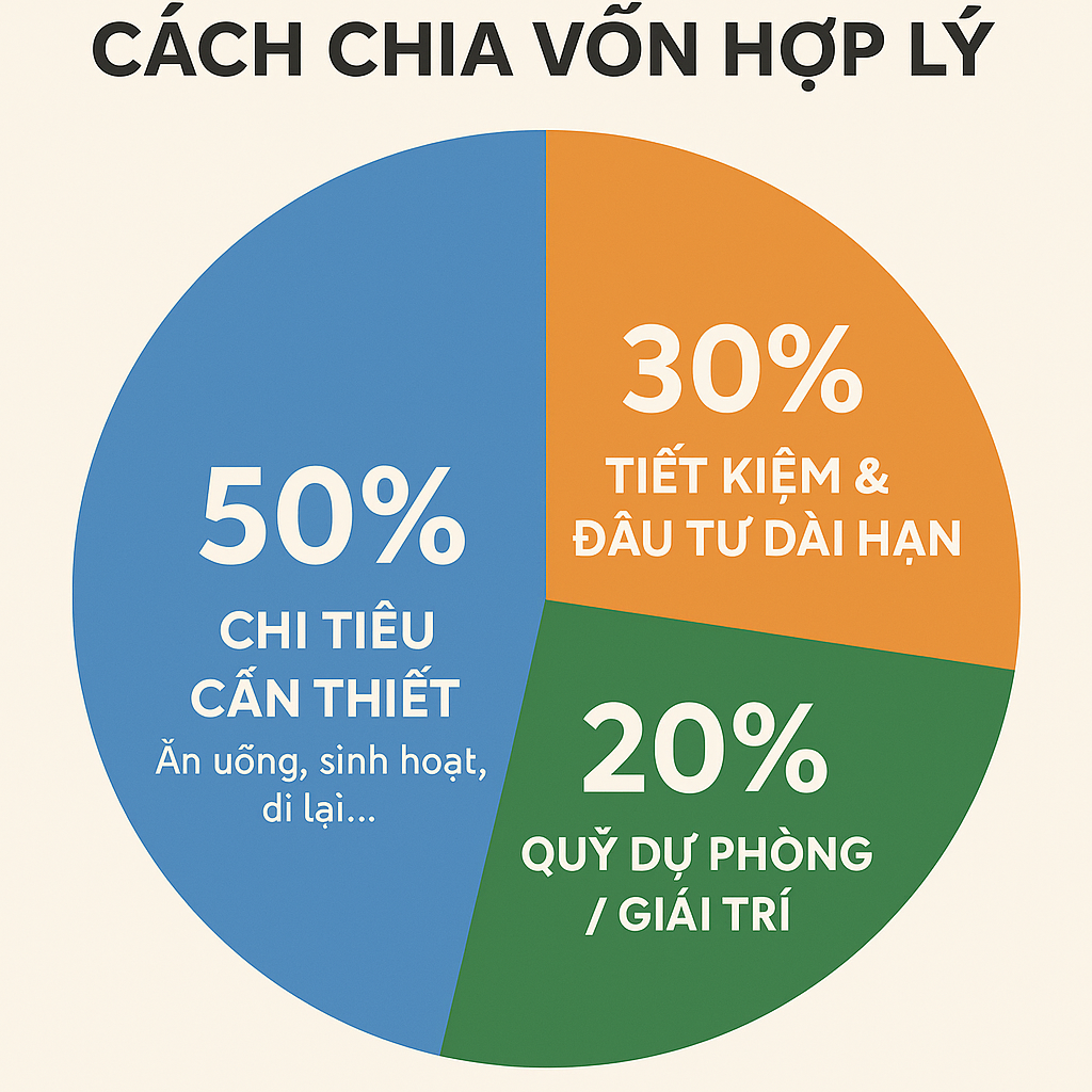 Sơ đồ minh họa cách chia vốn và vào tiền gấp thếp nuôi lô khung 3 ngày