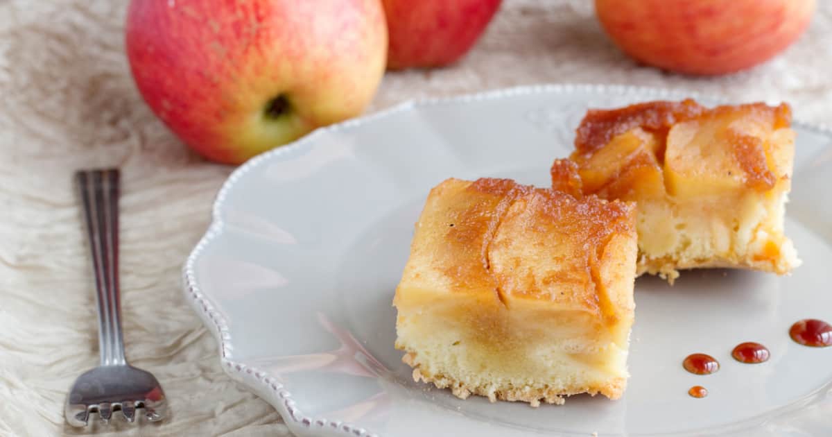 Recette Gâteau aux pommes et caramel au beurre salé Glouton