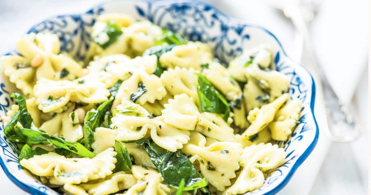 Recette De Pates A La Sauce Aux Epinards Et A La Creme Zeste