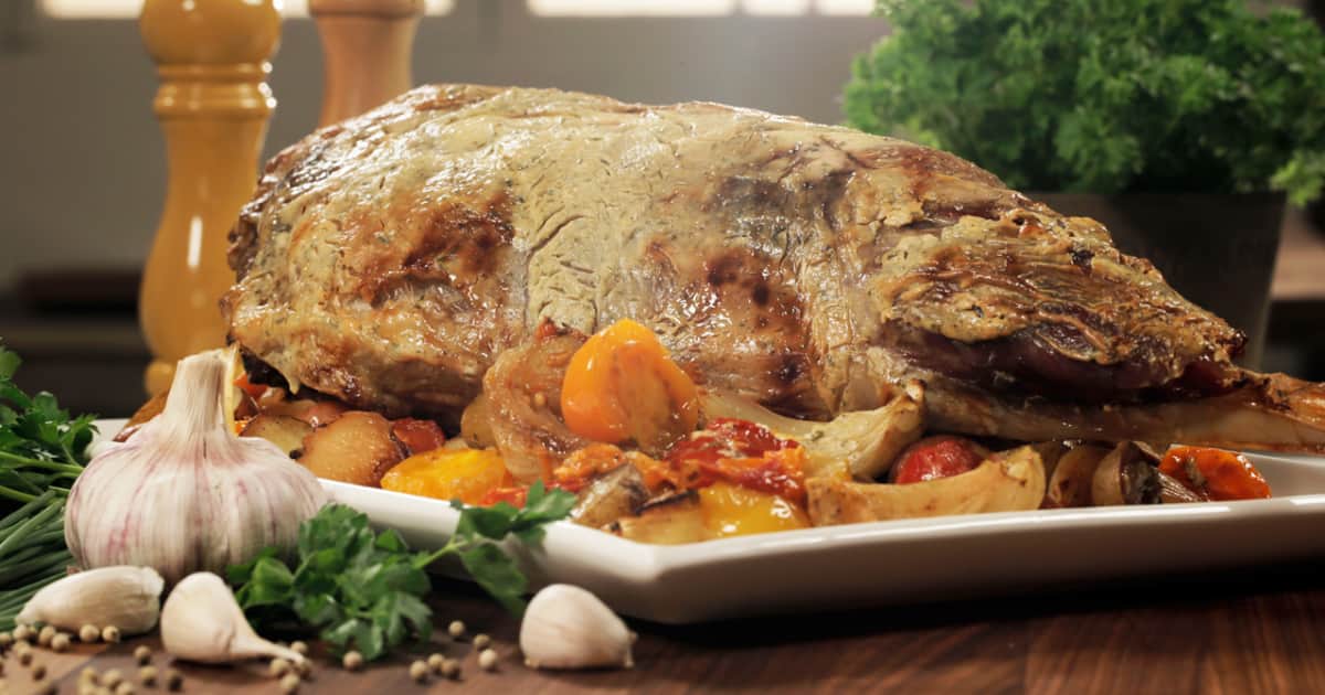 Gigot D Agneau 7 Heures Au Boursin Cuisine Zeste