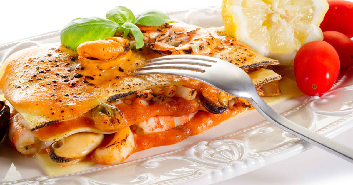 Lasagne aux fruits de mer Zeste
