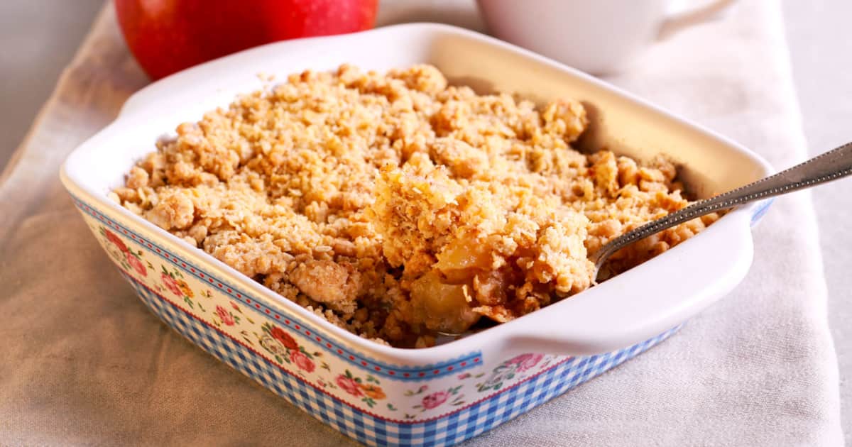 Gateau Crumble Aux Pommes Zeste