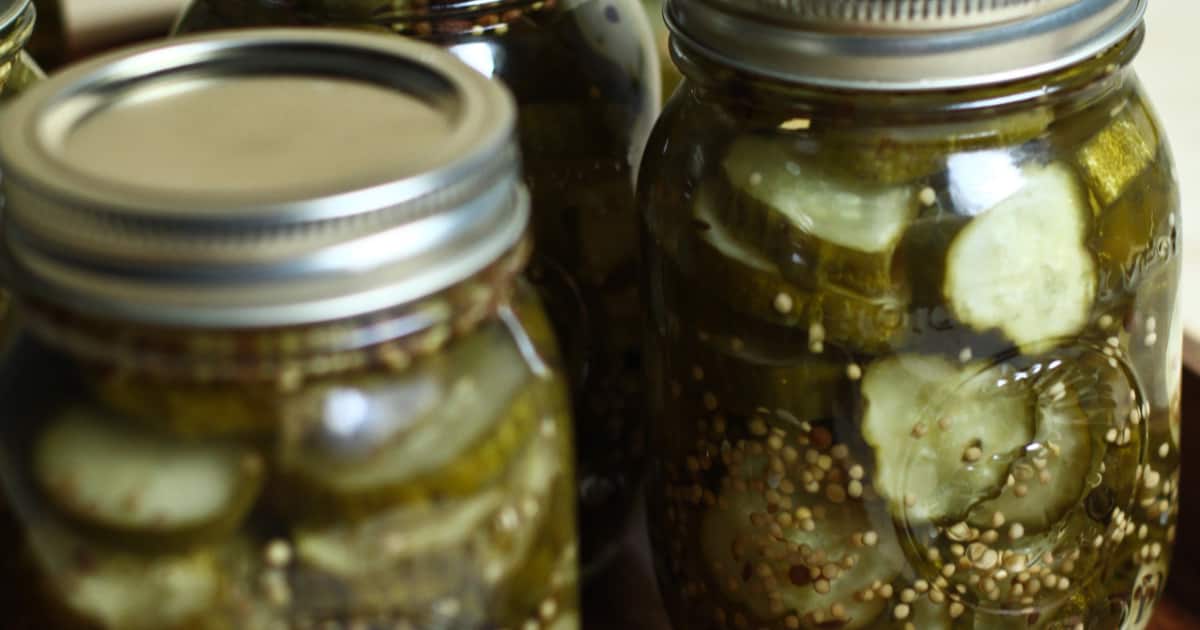 Recette Cornichons sucrés Glouton