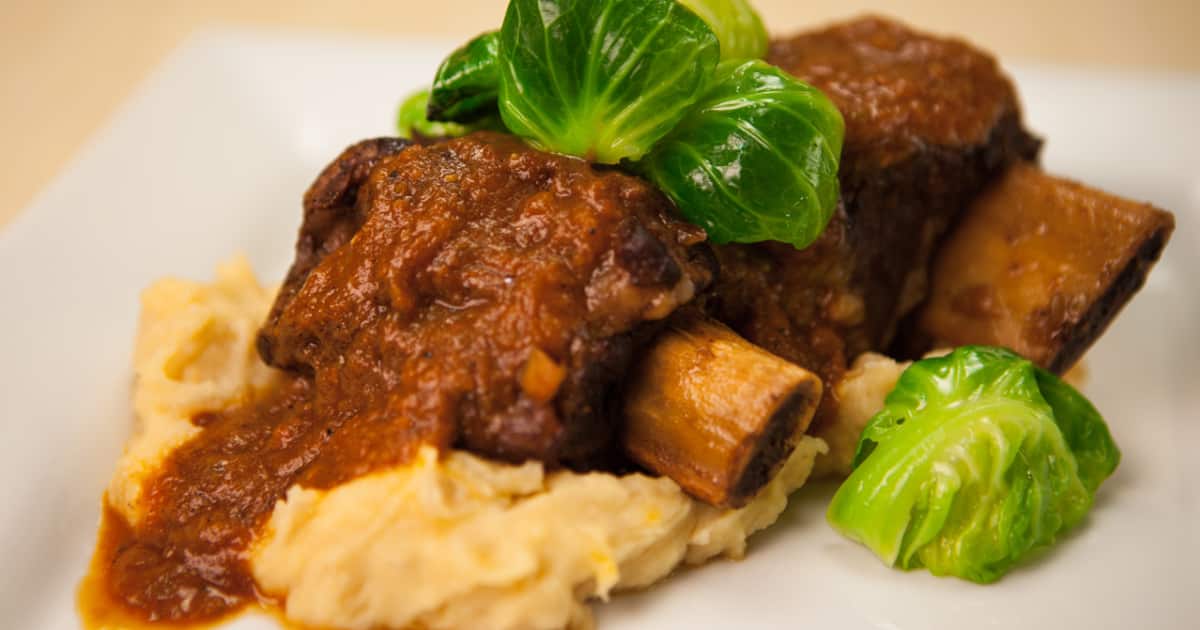 Short ribs de boeuf braisées Zeste