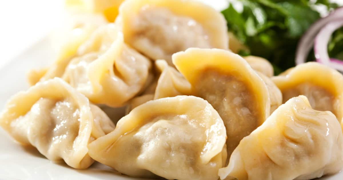 Dumplings chinois aux herbes et champignons Glouton