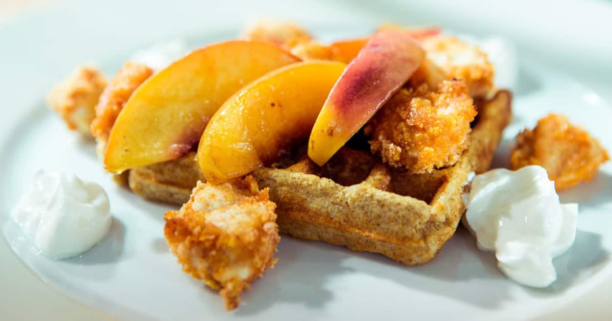 Gaufre Au Ble Et Poulet Pop Corn Version Allegee Zeste