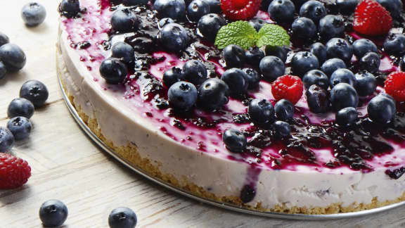 Tarte Glacee Aux Petits Fruits D Ete Zeste