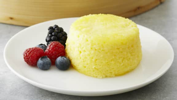 gâteaux vapeur soufflés au citron