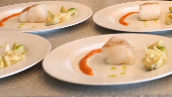 Poisson Poche Sauce Romesco Foodlavie