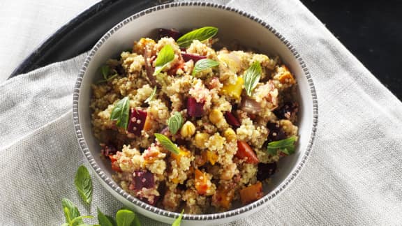 Recette De Salade De Quinoa Et Legumes Grilles Zeste