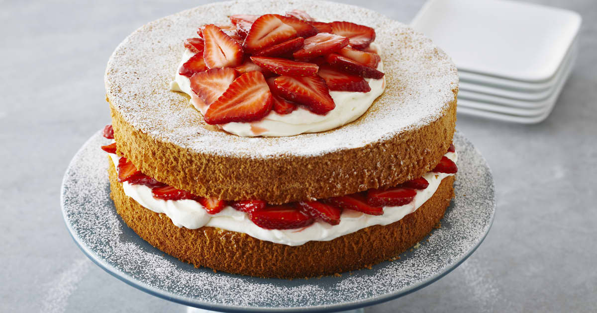 Recette De Gateau Aux Fraises Et A La Creme Foodlavie