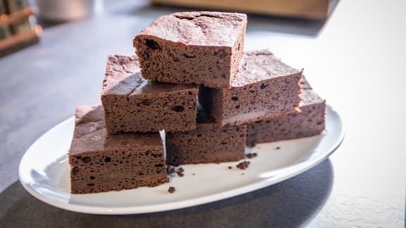 Recette De Brownies A La Compote De Pommes Zeste