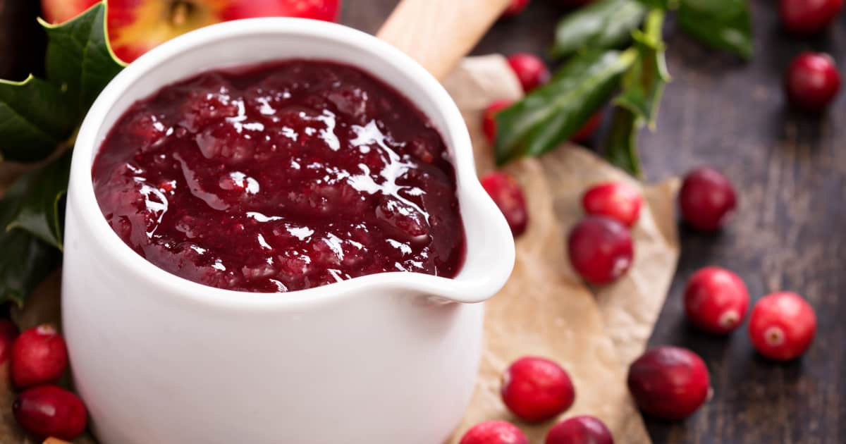 Recette de sauce aux canneberges épicée Zeste