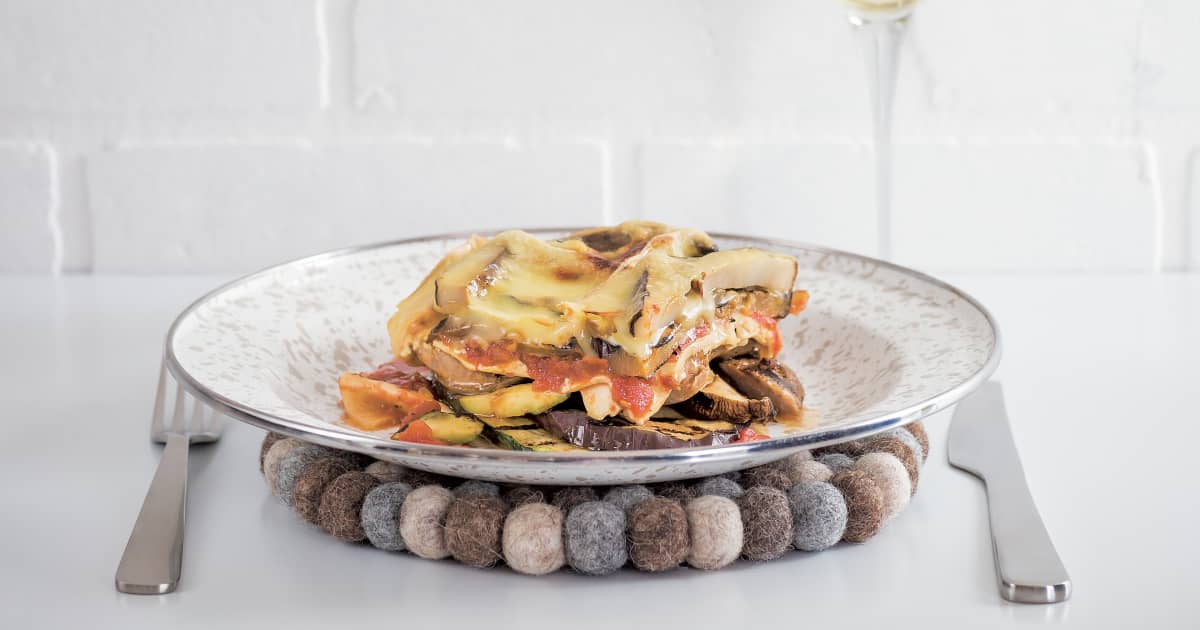 Recette De Lasagne Aux Saucisses Italiennes Et Legumes Grilles Zeste