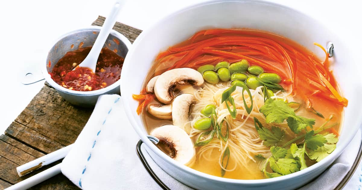 Recette de souperepas aux edamame Foodlavie