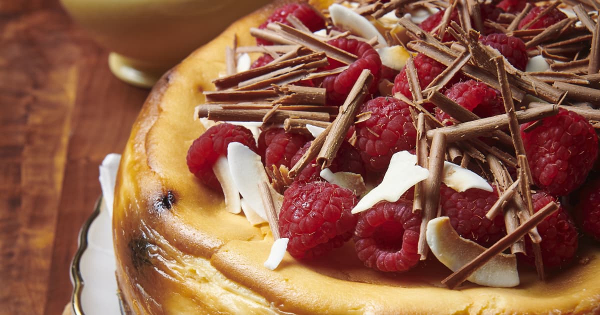 Gateau Au Fromage Whippet Aux Framboises Zeste