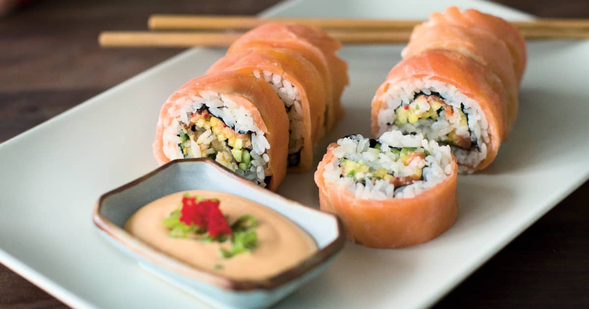 Recette De Maki Californien A La Truite Et A La Mangue Zeste