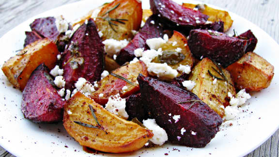 Betteraves Roties Aux Herbes Et Au Feta Zeste
