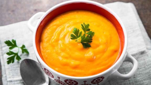 Recette De Soupe De Carottes A L Orange Zeste