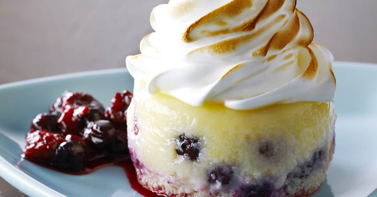 Recette de gâteaux meringués au citron et aux fruits rouges Foodlavie