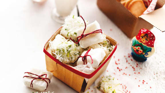 Guimauves lime et noix de coco | Zeste