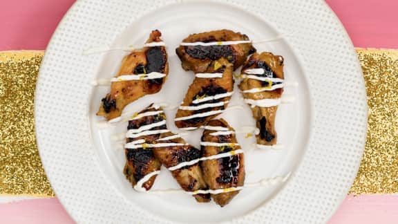 Ailes De Poulet A La Moutarde Et Au Miel Zeste