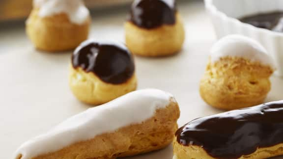 profiteroles et éclairs