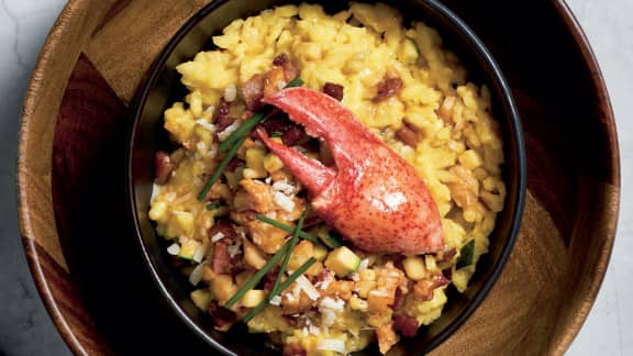 Recette De Risotto Au Homard Et Safran Zeste