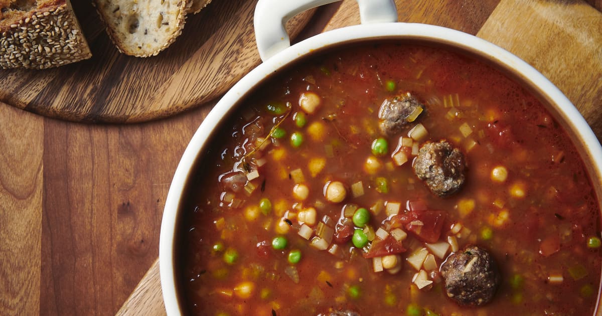 Chorba Turc (soupe aux boulettes de viande) | Zeste