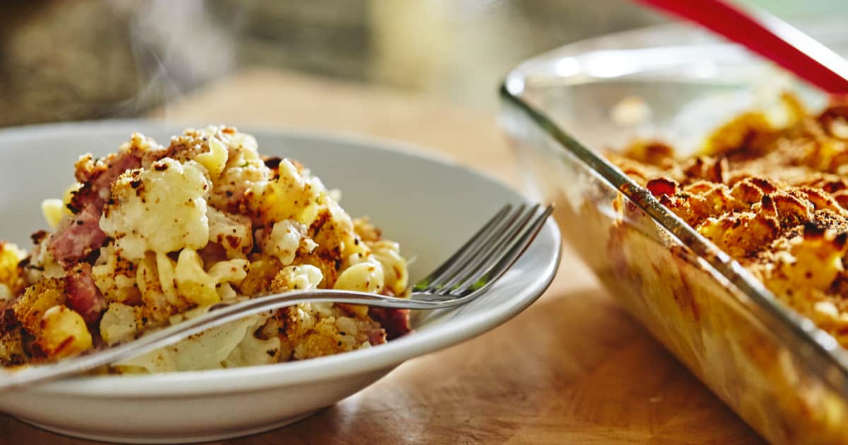 Recette De Gratin De Chou Fleur Au Bacon Zeste