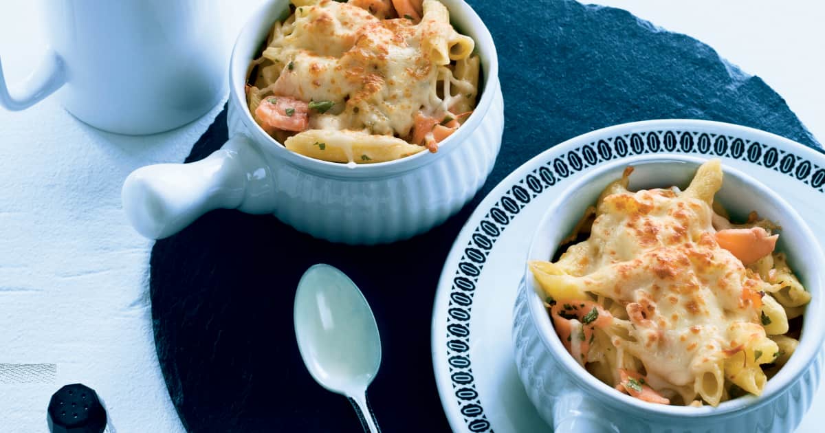 Recette De Gratin De Pates Sauce Alfredo Zeste