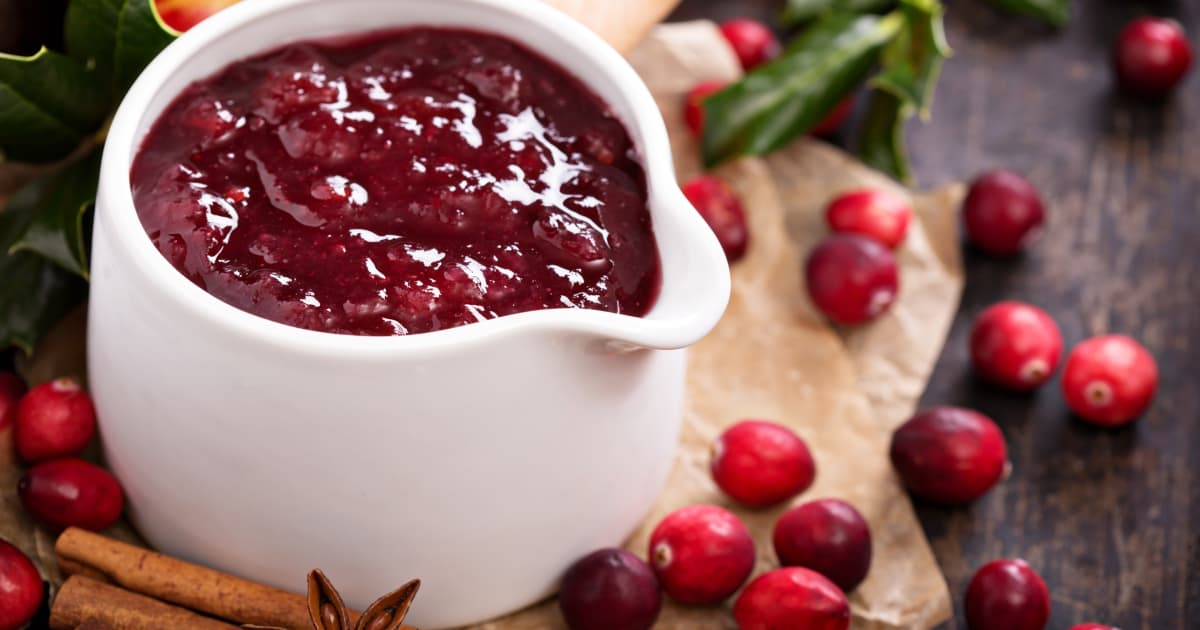 TOP 5 sauces aux canneberges pour la dinde de Noël Zeste