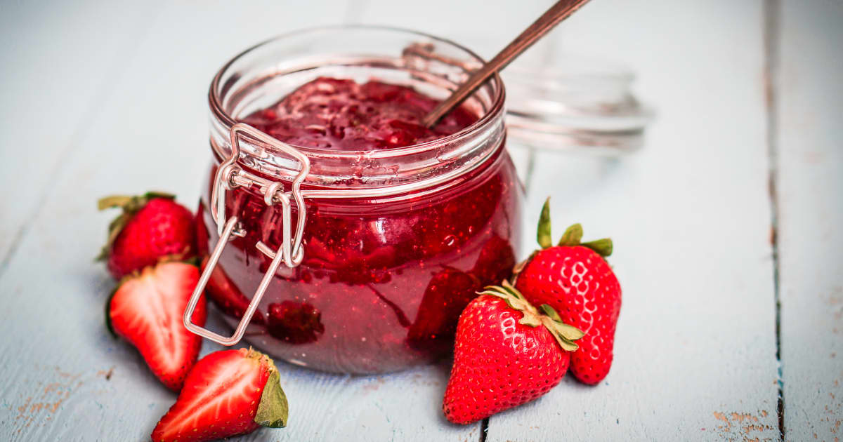 Recette Confiture aux fraises sans cuisson Glouton