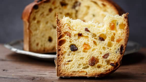 Panettone Dessert Traditionnel Italien De Noel Zeste