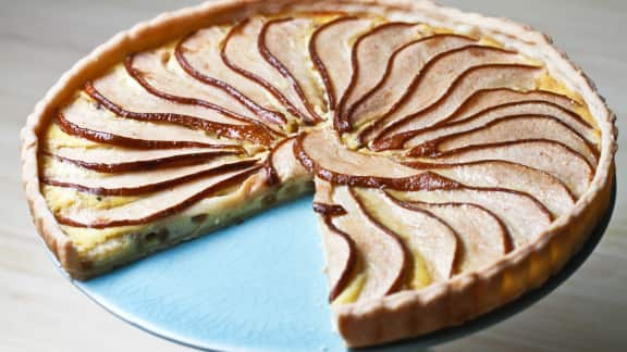 Recette De Tarte Au Fromage De Chevre Et Poires Foodlavie