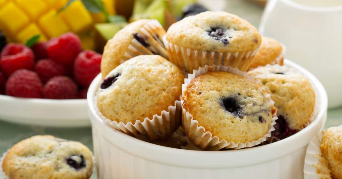Recette de muffins santé aux bleuets