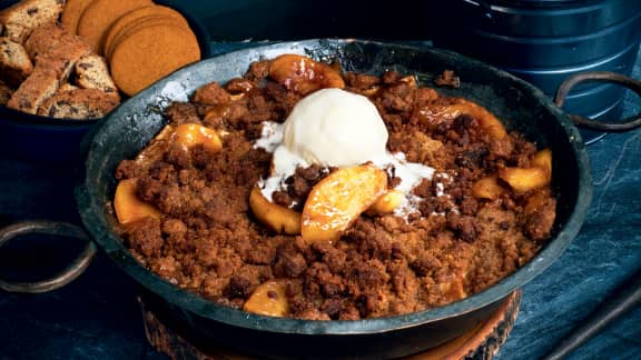 Recette De Croustade Aux Pommes Sur Le Bbq Zeste