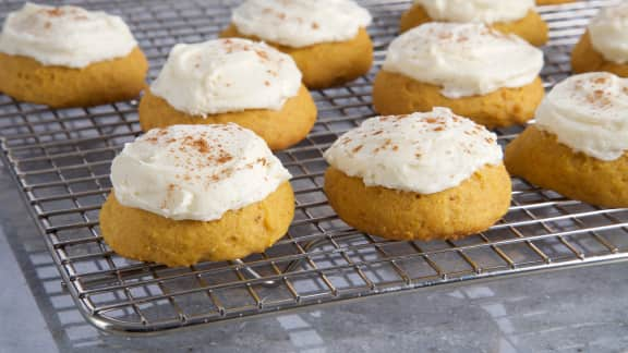 Gâteaux-biscuits aux épices à la citrouille