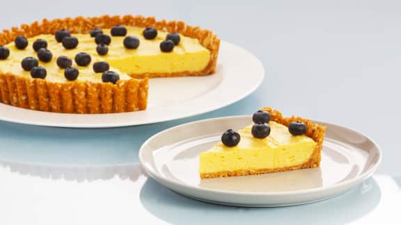 Recette dew tarte à la mousse de mangue | Zeste