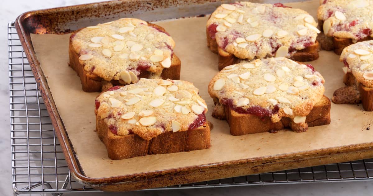 Recette Pain Brioche Et Confiture De Fraises Bostock Glouton