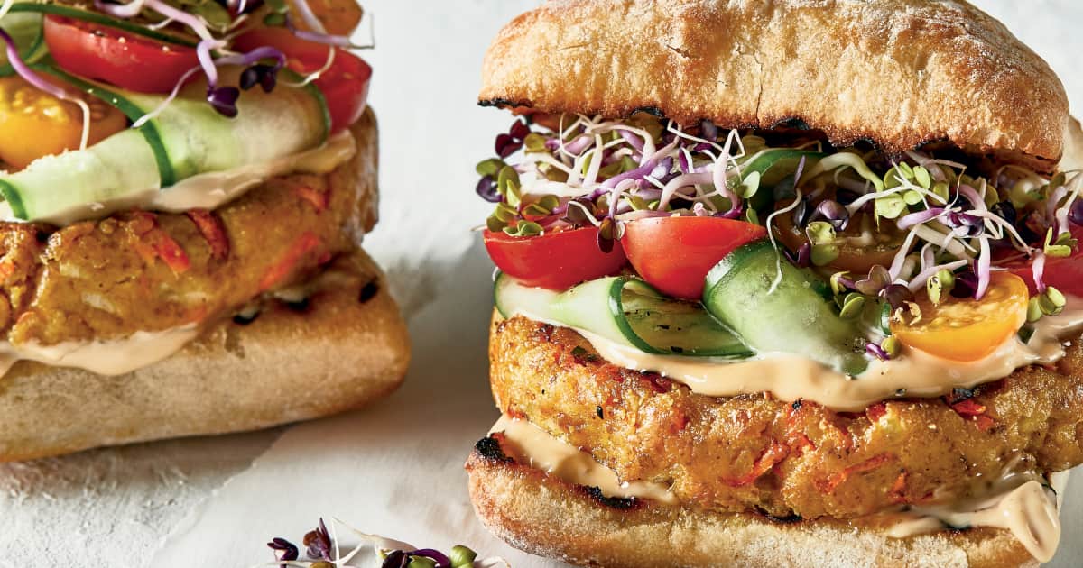 Recette de hamburger de tofu de luxe Zeste