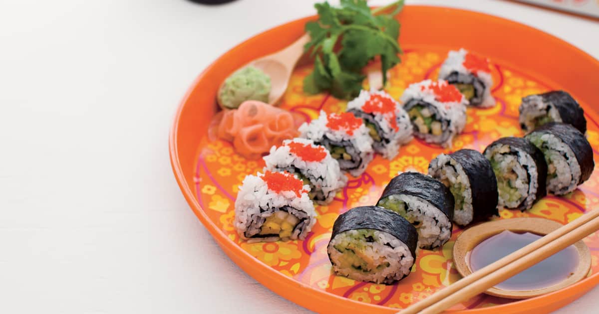 Recettes De Sushis Californiens Aux Crevettes Et Vegetariens Zeste